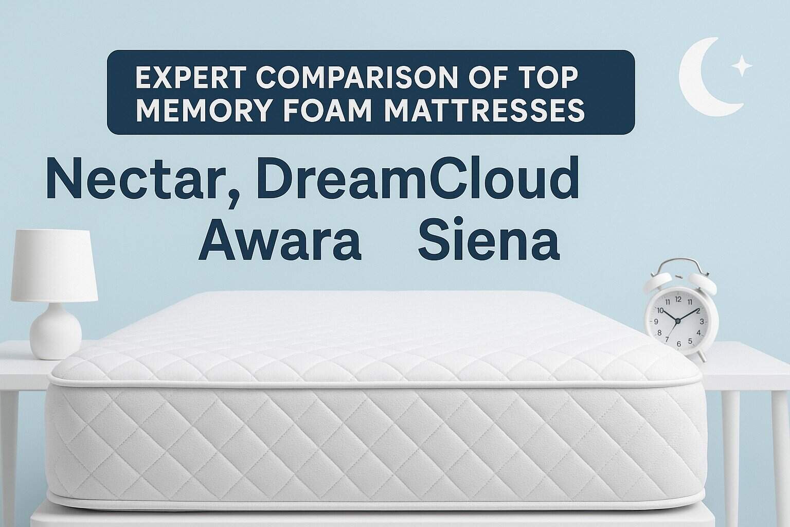 Expert Comparison of Top Memory Foam Mattresses: Nectar, DreamCloud, Awara, Siena