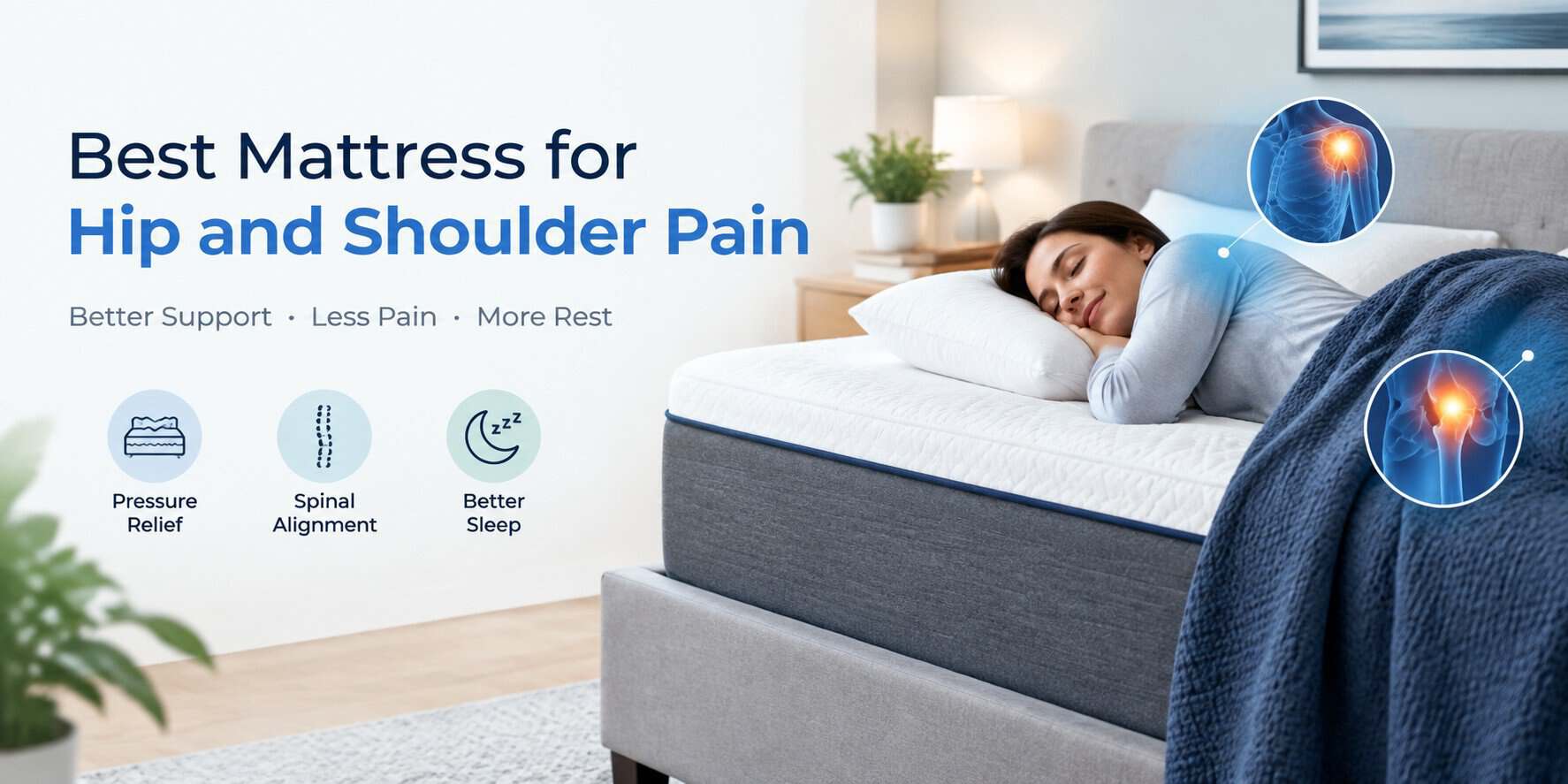 Best Mattress for Hip and Shoulder Pain