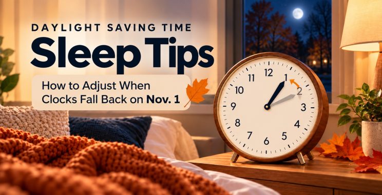 Cozy Autumn Sleep Tips Graphic