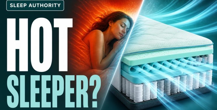 Cooling mattress materials for hot sleepers
