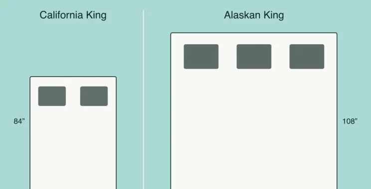 california king vs alaskan king illustration